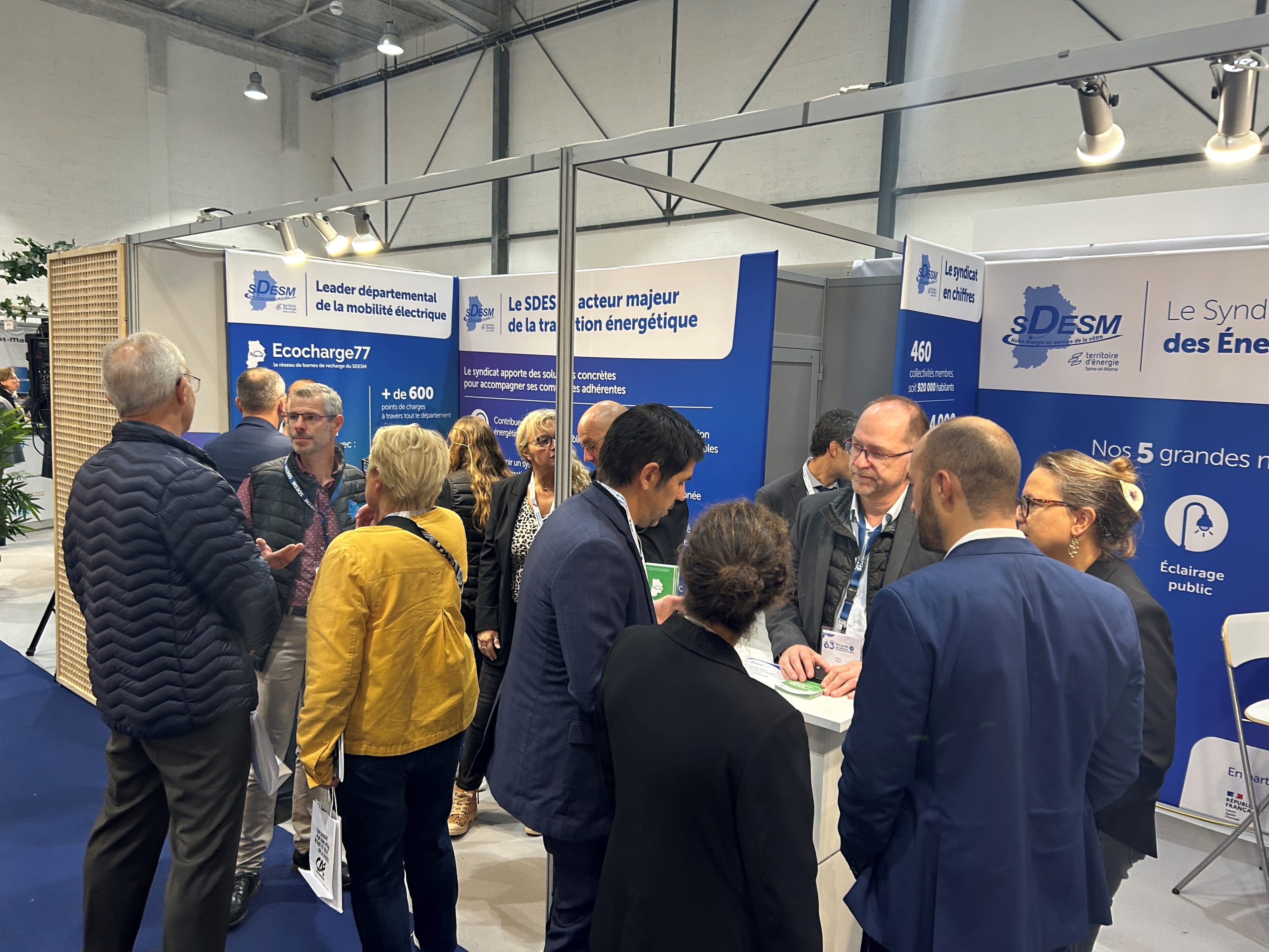 Stand du SDESM au Congrès des maires de Seine-et-Marne